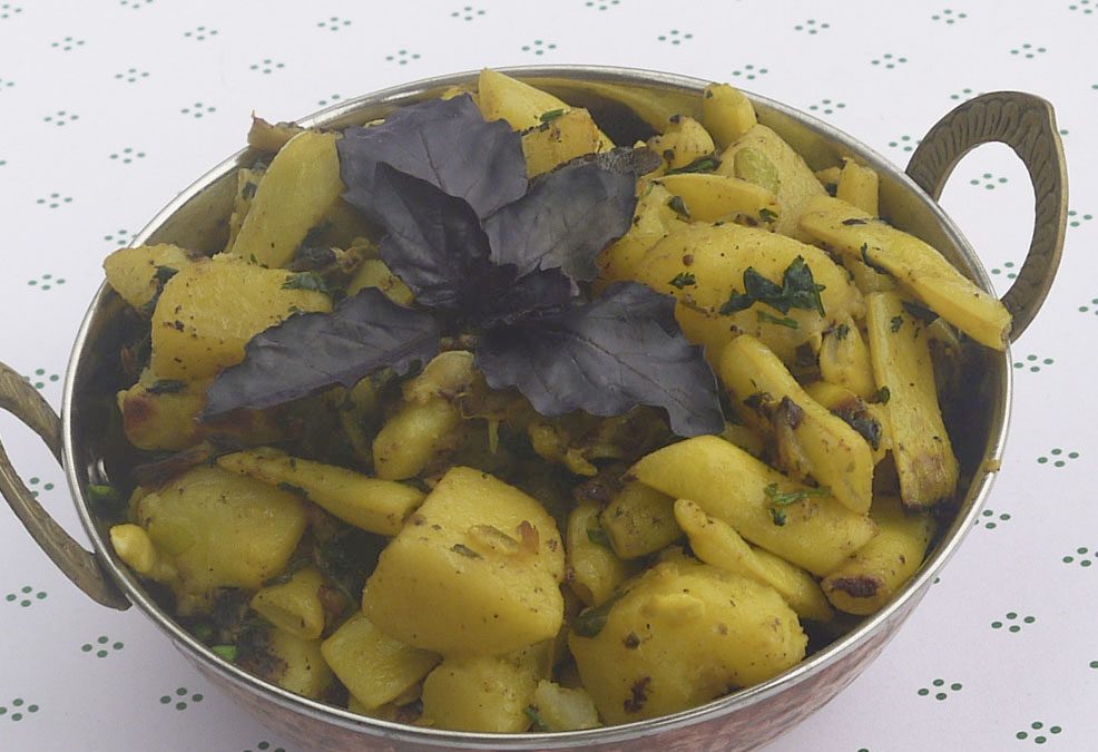 Krumpli-zöldbab charchari