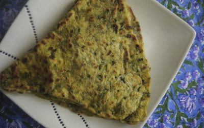 Palak paratha – spenótos lepénykenyér