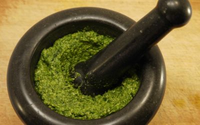 Medvehagyma pesto