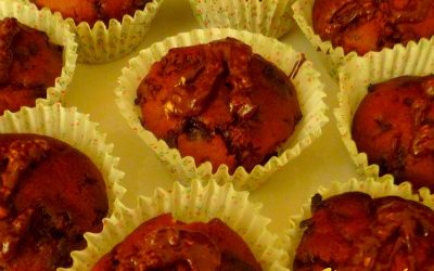 Mézes csupa csoki muffin