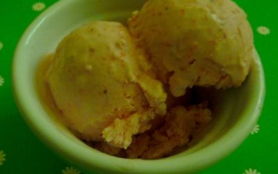 Mascarponés eperfagyi