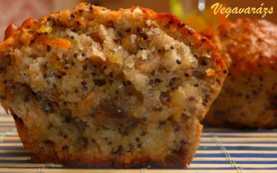 Narancsos-mákos muffin